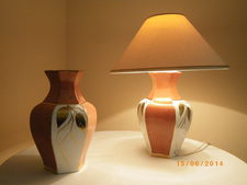 C 48 26 cm vase, 450 euro C 49, 26 cm lamp, 480 euro